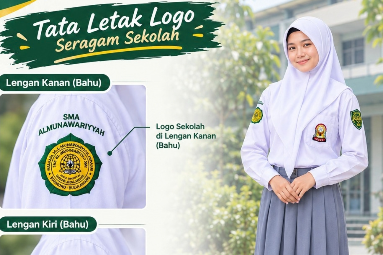 Uniform Logo Guide SMA Al Munawwariyyah